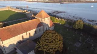 Portchester Castle By Drone 4K [upl. by Ioved170]