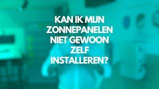 Kan je jouw zonnepanelen zelf installeren [upl. by Akinirt]