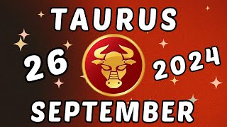 Taurus ♉ 🌈 𝐓𝐡𝐢𝐬 𝐈𝐬 𝐋𝐢𝐛𝐞𝐫𝐚𝐭𝐢𝐨𝐧 🙌Horoscope For Today September 26 2024  Tarot [upl. by Ellainad]