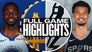 WARRIORS at SPURS  FULL GAME HIGHLIGHTS  November 23 2024 [upl. by Doughman]