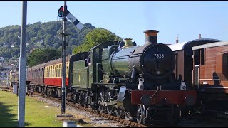 Minehead SEAWARD WAY CROSSINGlast trains of the dayother WSR scenes 1482024 [upl. by Freiman358]