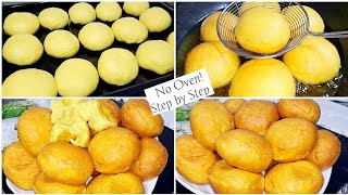 Secret Revealed😱 How to make the Authentic Ghana Yellow Buns Ghana Bofrot Recipe [upl. by Eirallih]