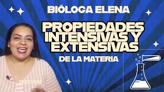 Propiedades Extensivas e Intensivas [upl. by Moyna]