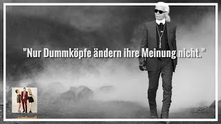 Karl Lagerfeld ist tot 10 Zitate fürs Leben [upl. by Polk]