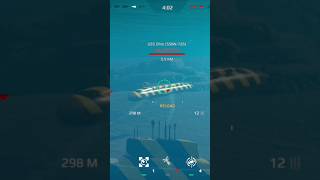 Russian Submarine Dmitriy Donskoy Vs USS Ohio Deadly Fight in Quikebattle  Modern Warship shorts [upl. by Elie]