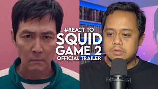 React to SQUID GAME Official Trailer [upl. by Corbin635]