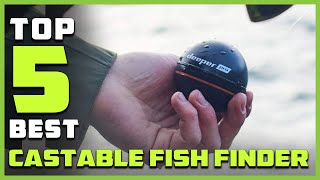 Top 5 Best Castable Fish Finders Review  Portable Wireless amp Bluetooth Fish Finder 2023 [upl. by Enomed]