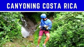 Canyoning Pure Trek Arenal  Waterfall Rappelling La Fortuna [upl. by Krasnoff296]