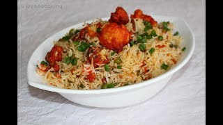 Gobi Fried Rice Recipe in Tamil [upl. by Ahsinhoj696]