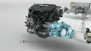 Technologie HYbrid4  moteur hybride diesel  PSA Peugeot Citroën [upl. by Amena]