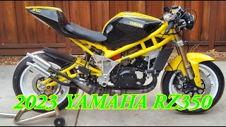 2023 YAMAHA RZ350 By Frame Maker [upl. by Gavan502]