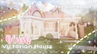 Roblox Bloxburg  No Gamepass Blush Victorian House  Minami Oroi [upl. by Dulcinea]