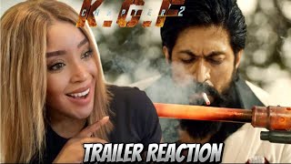 KGF CHAPTER 2 Teaser Trailer REACTION [upl. by Sirkin]