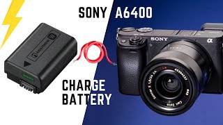 How to Charge Battery of Sony Camera [upl. by Siravrat]