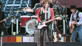 Bob Dylan  Seeing The Real You At Last Live at Farm Aid 1986 [upl. by Ahcsap]