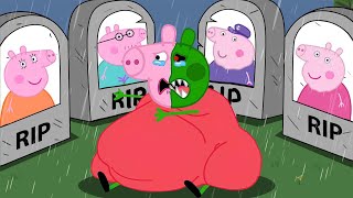 Zombie Apocalypse Zombies Appear At The Forest  Peppa Pig Funny Animation [upl. by Montagna]