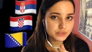 ASMR Teaching You SerbianCroatianBosnian [upl. by Asertal]