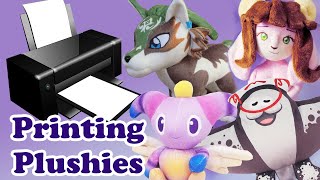 How to Print Plushies Designing and Printing Fabric [upl. by Anirret]