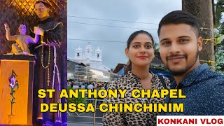 St Anthony Chapel Deussa Chinchinim  Goa  Konkani Vlog [upl. by Jaquelin945]