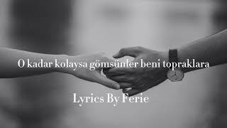 Sancak Gelmen Yetmez Şarki Sözleri Lyrics [upl. by Lapotin]