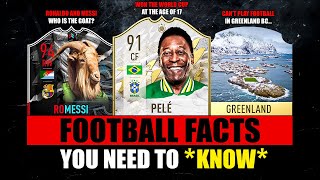 FOOTBALL FACTS You Need To KNOW 😱🤯 [upl. by Mehs369]