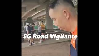 10sep2023 sungei tengah road cyclist road rage at camcar damaging the bonnet police was called in [upl. by Atima289]