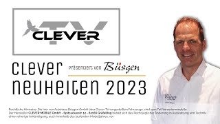 CLEVER Neuheiten 2023 Caravan Salon Düsseldorf [upl. by Anaigroeg]