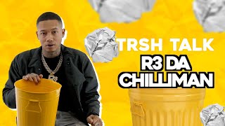 R3 Da Chilliman Shows Off His Personality With A Trash Can  TRSH Talk Interview [upl. by Leinehtan]