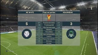 PES 2019 COPA EUROPEA DE MAESTROS Octavos vuelta MADRID KRASNODAR 53 [upl. by Tamanaha401]