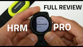 Garmin HRM Pro  Full Review Running Power and Dynamics Swimming Advance options [upl. by Morganne882]