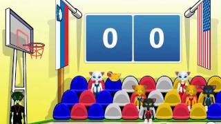 World Basketball Championship Flash Game Flongacom Gameplay [upl. by Ranitta]