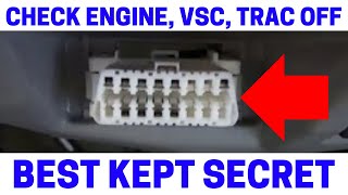 Part 4 How To Fix Your Check Engine VSC Trac Off Warning Lights With Zero Point Calibration [upl. by Saenihp]