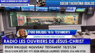 RADIO LES OUVRIERS DE JESUS CHRIST LIVE [upl. by Yesima]