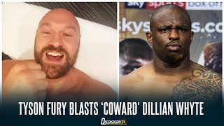 quotIVE HEARD DILLIAN WHYTE WANTS PAYING TO TURN UP TO A PRESS CONFERENCE COWARDquot  TYSON FURY [upl. by Magbie]