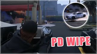 Mandem Wipe PD in a Quick Shootout  Mandem NoPixel GTA RP [upl. by Omlesna41]