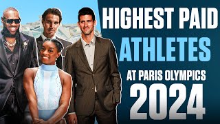 Highest paid athletes to take part in Paris Olympics 2024 parisolympics 🤑 [upl. by Derte]