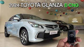 Toyota Glanza 2024 CNG G MT  Walkaround [upl. by Burford]