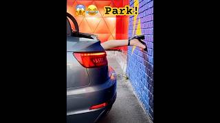 Parking skills 😱 funny car funnyvideo skills epic epicpartner couple couplegoals park [upl. by Niroc]