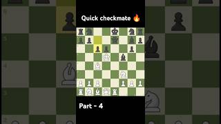 Quick checkmate part 4  chess bass remix music games checkmate trending shorts youtube [upl. by Estell75]