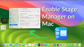 How to Enable Stage Manager on Mac [upl. by Petronilla]