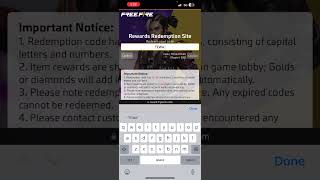 FREE FIRE REDEEM CODE TODAY 3 NOVEMBER REDEEM CODE FREE FIRE  FF REDEEM CODE TODAY 3 NOVEMBER [upl. by Megargee294]