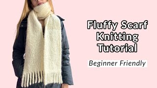 How to knit a scarf for beginners A stepbystep tutorial [upl. by Eniac912]