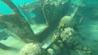 Snorkeling Tugboat Caracas bay Curacao [upl. by Owena]