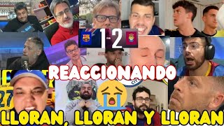 MEJORES REACCIONES DE LOS BARCELONISTAS TRAS LA DERROTA ANTE LAS PALMAS  LLORAN LLORAN Y LLORAN😂🤡 [upl. by Emerson]