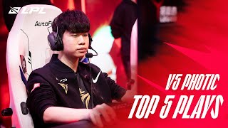 LPL Top 5 Plays  Photic Penta  2022 Spring Split Week 6 [upl. by Eneladgam711]