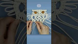 DIY Owl Plant Hanger macrame [upl. by Strohben394]