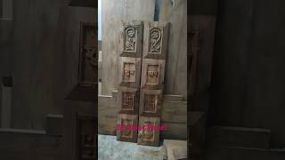 3D Door Panel Design Carving By CNC Machine  Puja Room Door Design  Wooden Doors  art doors 🙏🙏🙏 [upl. by Zeena]