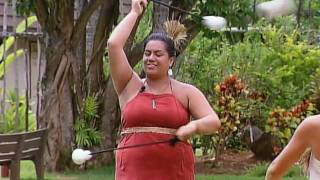 Polynesian Cultural Center Maori Poi Ball Twirling HD [upl. by Adnoel]