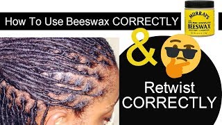 How to Retwist and Prevent Your Locs From Breaking Off   Smashing the Beeswax Stereotype [upl. by Leone]