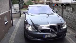 Airmatic regeneracja wymiana tylnych poduszek Mercedes S320 CDI W221 4matic naprawa aeromaticpl [upl. by Farro]